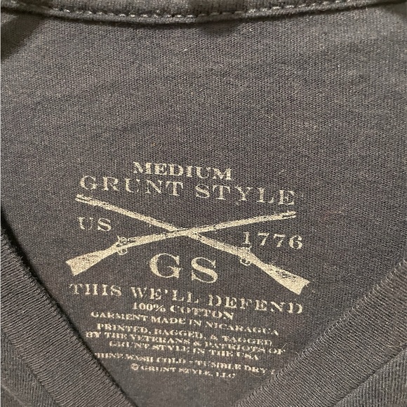 Gruntstyle Patriot F’s Given 0 Men’s Short Sleeve T-Shirt Size Medium - Picture 3 of 6